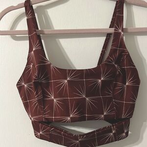 FP Movement Sports Bra Maroon XS